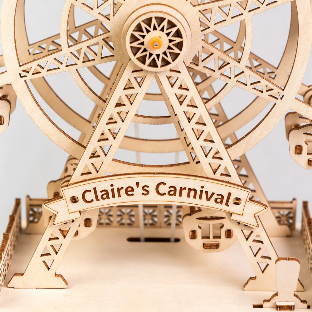 DIY Wooden Ferris Wheel Music Box Kit (ONLINE ORDER ONLY)