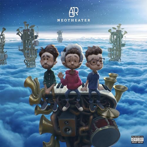 Ajr - Neotheater (Clear with Blue Splatter) [Vinyl] (ONLINE ORDER ONLY)