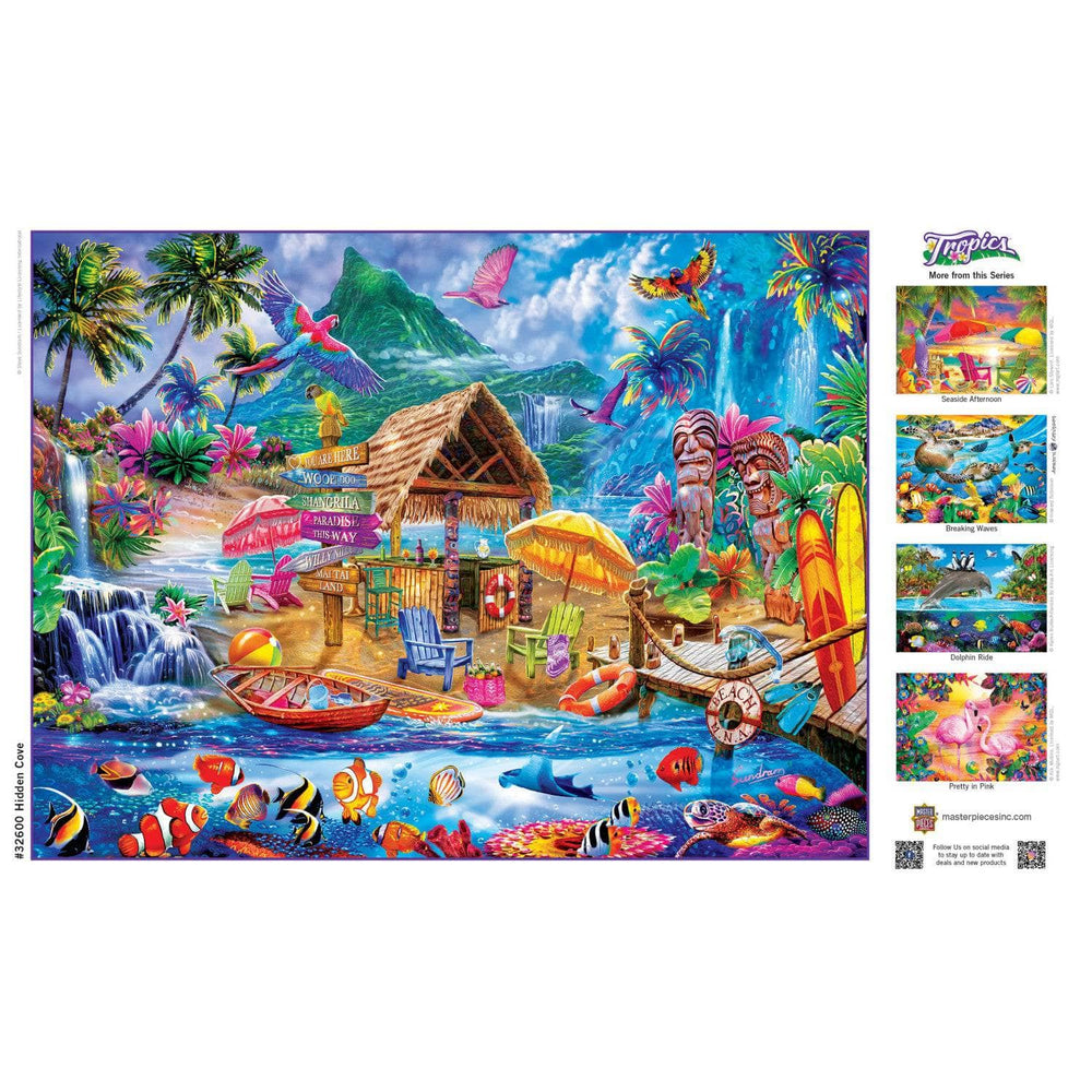 Tropics - Hidden Cove 300 Piece EZ Grip Jigsaw Puzzle
