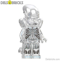 Alien Xenomorph transparent Lego Minifigures custom Toys (ONLINE ORDER ONLY)