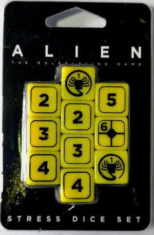 Alien RPG Stress Dice (ONLINE ORDER ONLY)