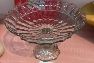 ALL'ORIGINE GLASS CAKE SERVING STAND (CLEAR) (Online Order Only)