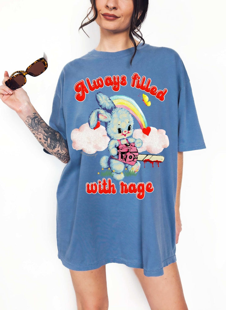 Always Filled With Rage Bunny Tee (ONLINE ORDER ONLY)