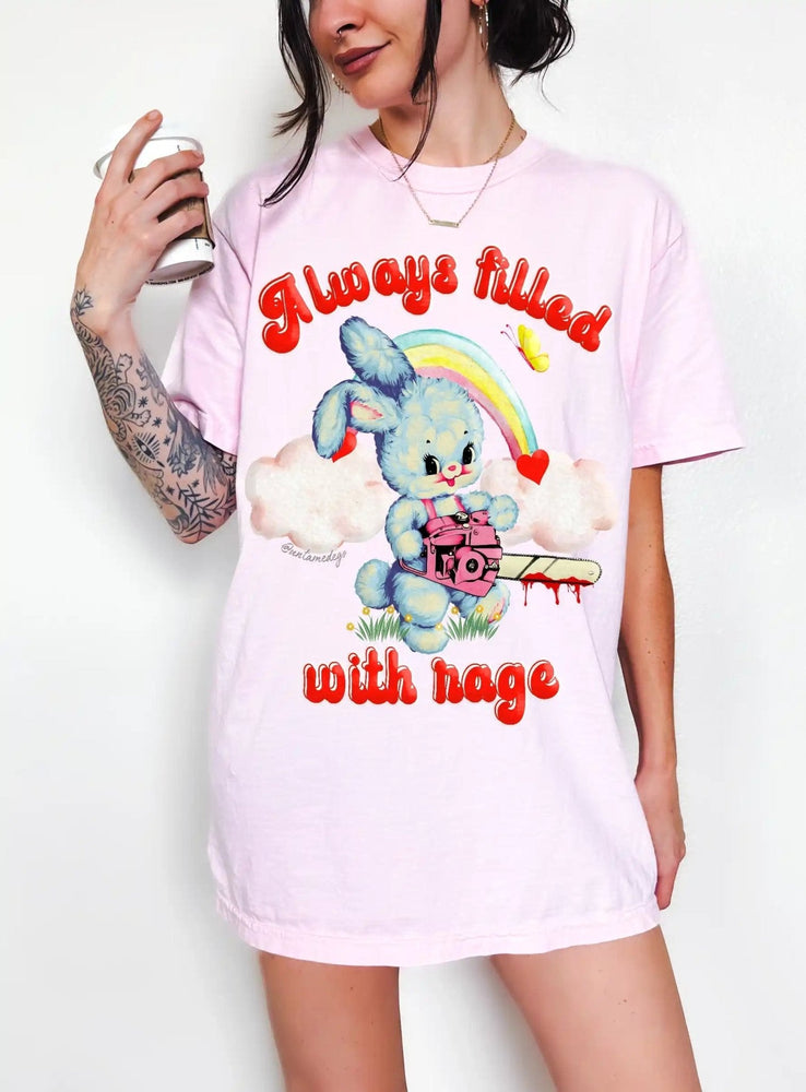 Always Filled With Rage Bunny Tee (ONLINE ORDER ONLY)