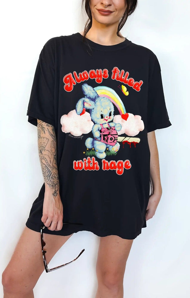 Always Filled With Rage Bunny Tee (ONLINE ORDER ONLY)