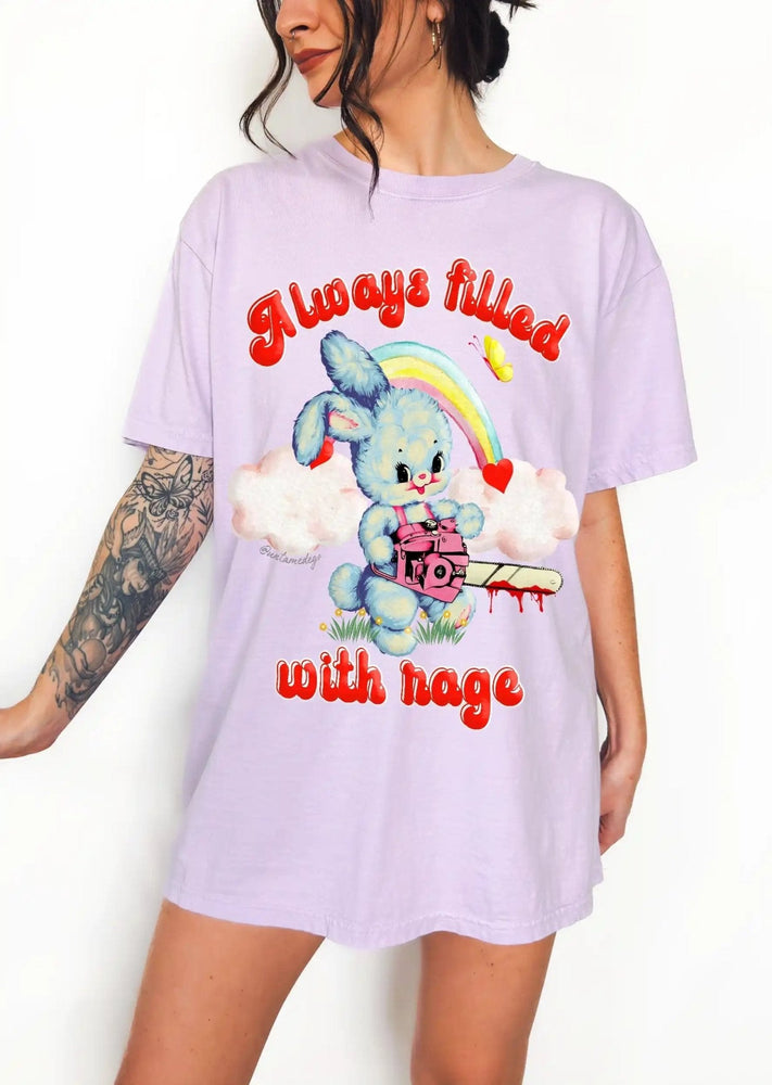 Always Filled With Rage Bunny Tee (ONLINE ORDER ONLY)