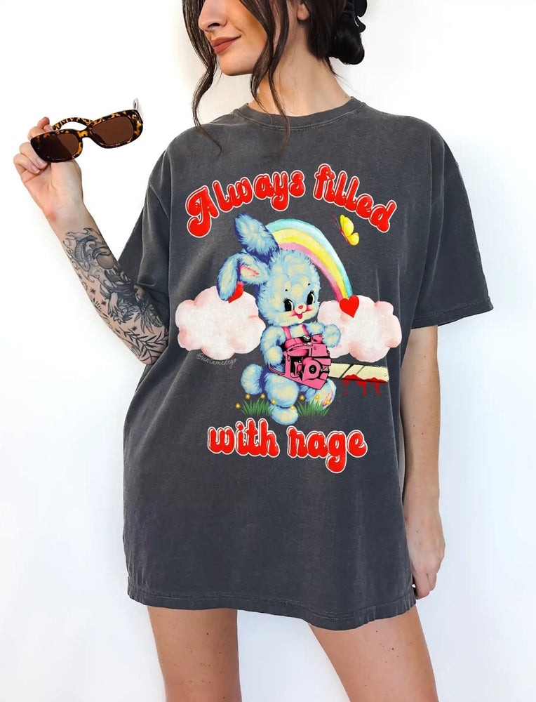 Always Filled With Rage Bunny Tee (ONLINE ORDER ONLY)