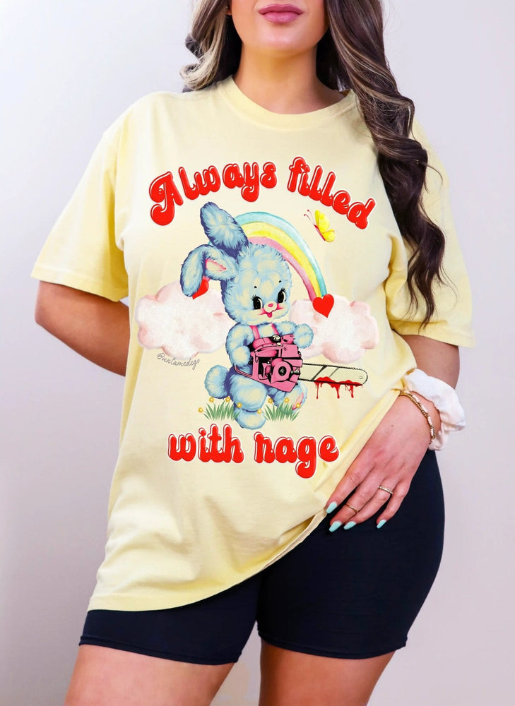 Always Filled With Rage Bunny Tee (ONLINE ORDER ONLY)