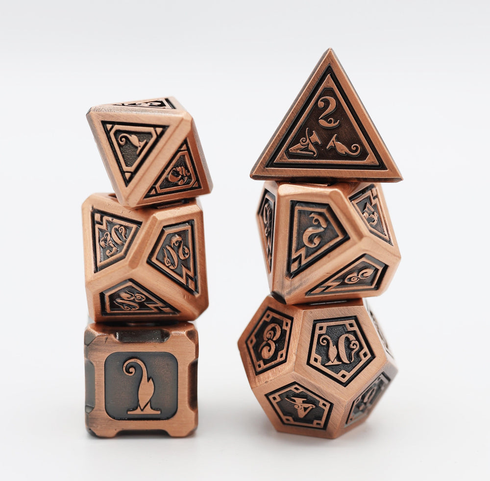 Alchemist Metals: Copper - Metal RPG Dice Set (ONLINE ORDER ONLY)
