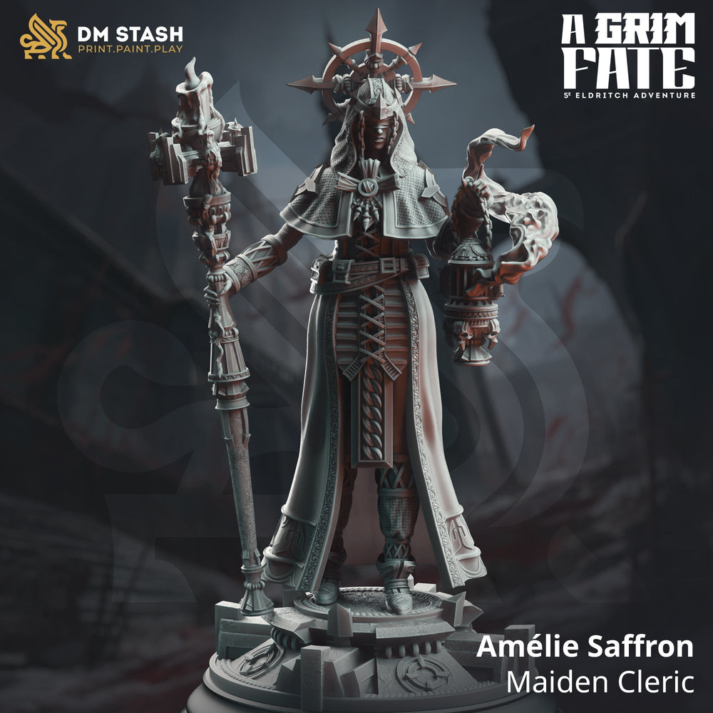 Amélie Saffron, Maiden Cleric (Female Human Cleric) (Online Only)