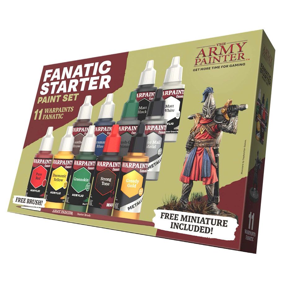 Army Painter Warpaints Fanatic: Starter Paint Set (ONLINE ORDER ONLY)