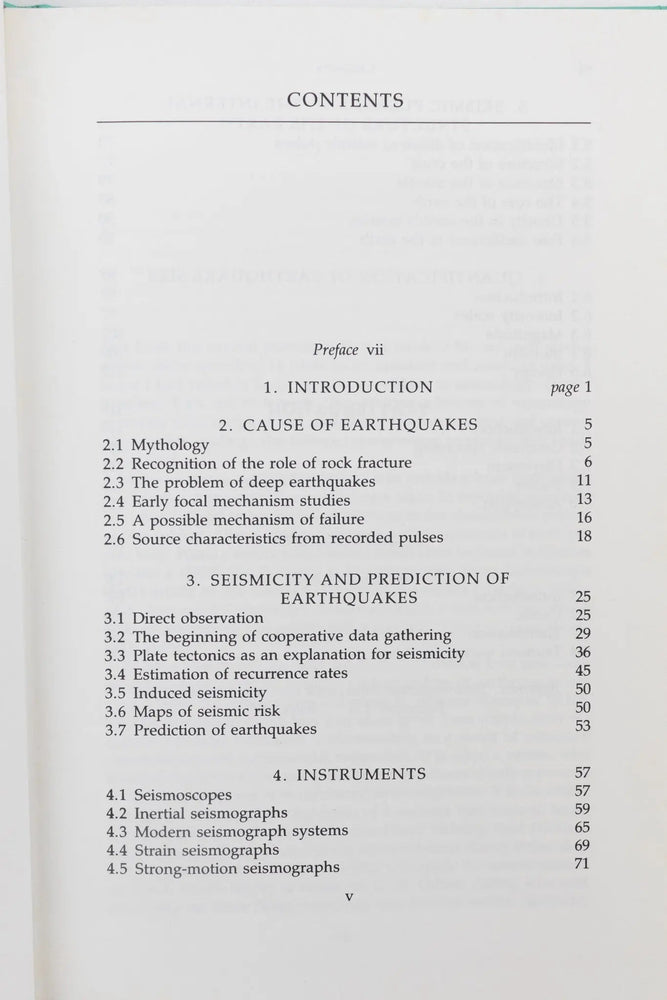An Introduction to Seismological Research (ONLINE ORDER ONLY)