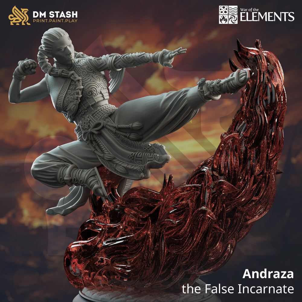 Andraza, the False Incarnate (Female Fire Elemi) (Online Only)