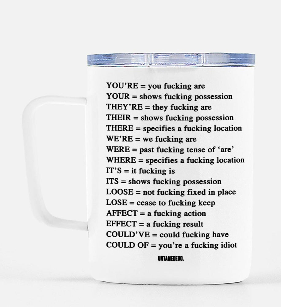 Angry Grammar Mugs (Online Order Only)