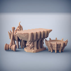 3D Printed Artisan Guild Dumlok Anvil Fiamma the Oracle Dumlok Flameseekers 28mm 32mm (Online Only)