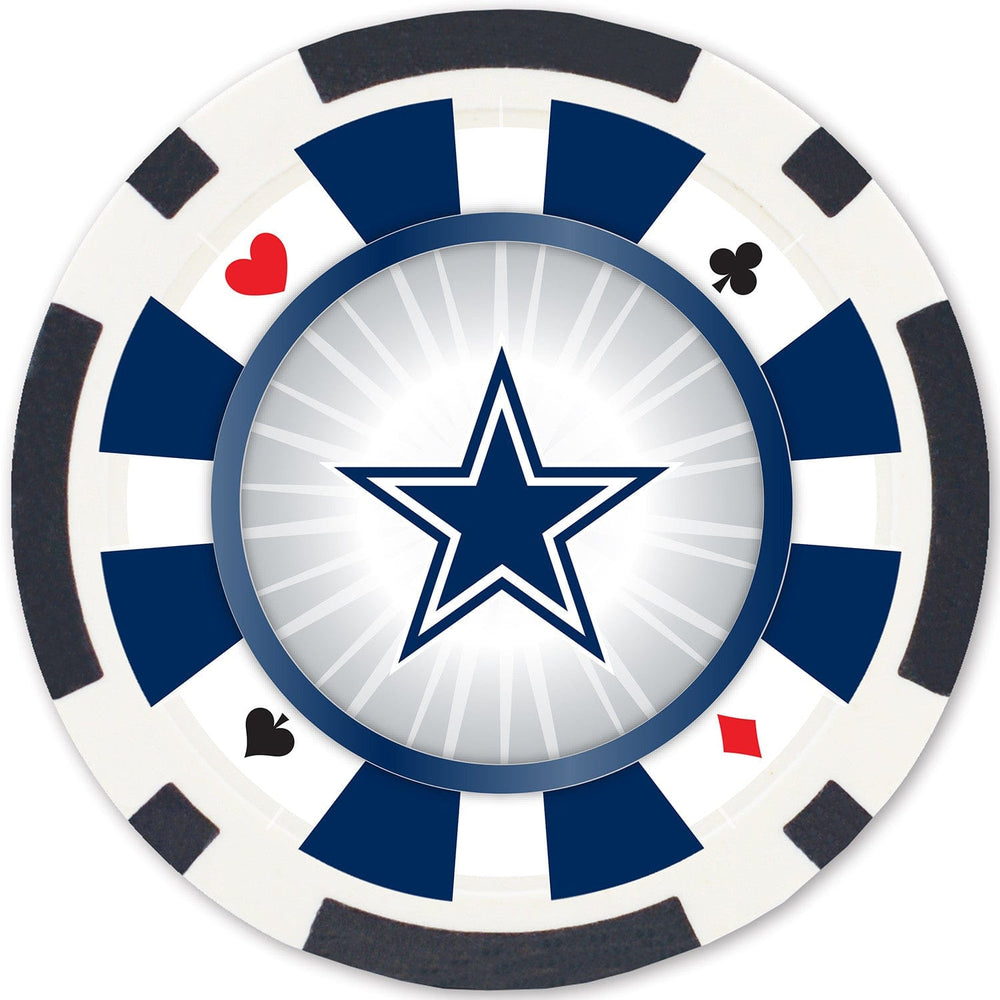 Dallas Cowboys 100 Piece Poker Chips (ONLINE ORDER ONLY)