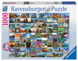 Puzzle: 99 Beautiful Places on Earth (ONLINE ORDER ONLY)