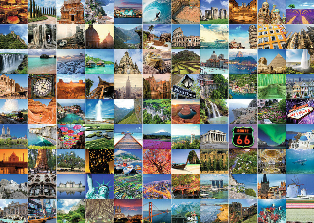 Puzzle: 99 Beautiful Places on Earth (ONLINE ORDER ONLY)