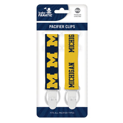 Michigan Wolverines - Pacifier Clip 2-Pack (ONLINE ORDER ONLY)