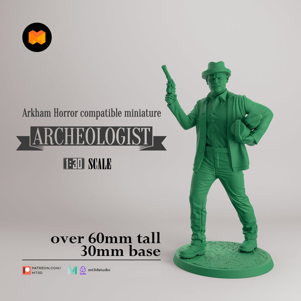 Arkham Compatible Investigator: The Archeologist (Monterey Jack) (ONLINE ORDER ONLY)