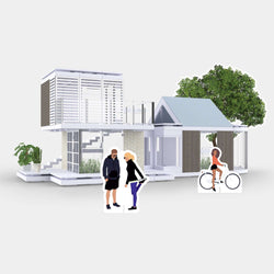 Bundle kit of 10 Arckit A100 Architectural Model Building Kits & Building Plates (ONLINE ORDER ONLY)