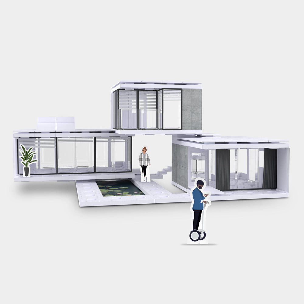 Bundle kit of 10 Arckit A200 Architectural Model Building Kits & Building Plates (ONLINE ORDER ONLY)