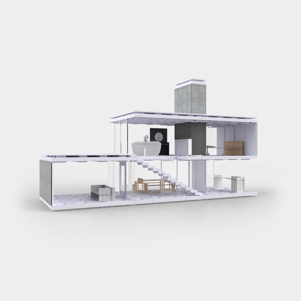 Bundle kit of 10 Arckit A200 Architectural Model Building Kits & Building Plates (ONLINE ORDER ONLY)
