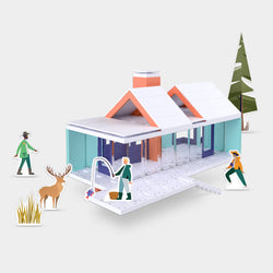 Bundle kit with Arckit GO Eco and Mountain Living Architectural Model Kits (ONLINE ORDER ONLY)