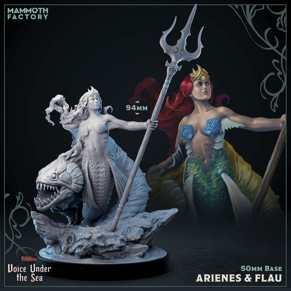 Arienes & Flau (Mermaid & Sea Beast Diorama) (Online Order Only)