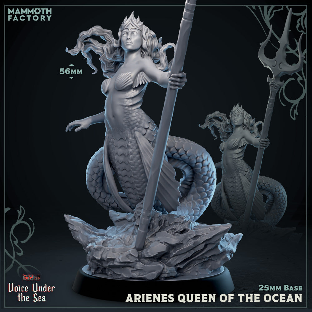 Arienes, Queen of the Ocean (Female Mermaid Noble) (Online Order Only)