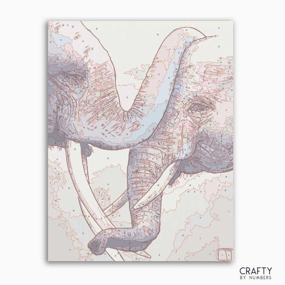 Art Elephants In Love (ONLINE ORDER ONLY)