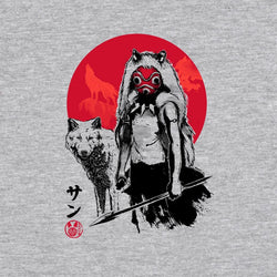 Wolf Girl Sumi-e (Online Order Only)
