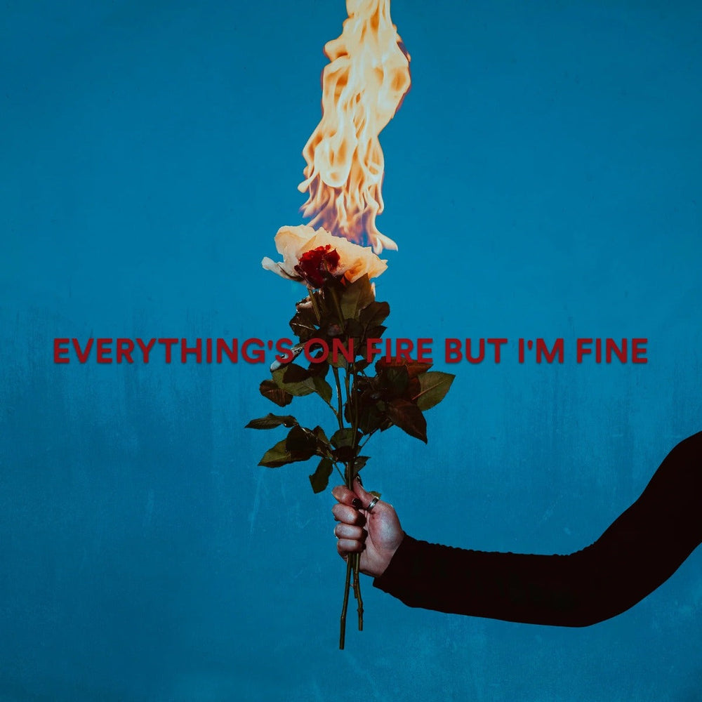 Everything's On Fire But I'm Fine [Explicit Content] (Red Marble Colored Vinyl) [Vinyl] (ONLINE ORDER ONLY)