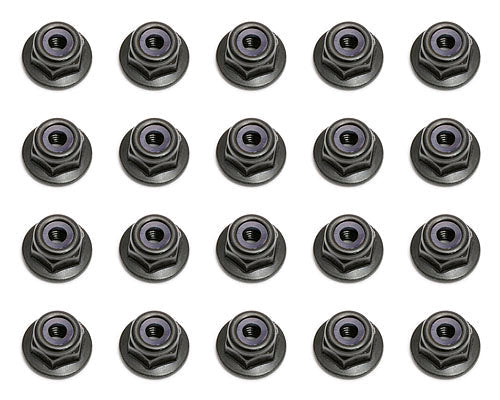 Team Associated M3 Locknut with Flange (ONLINE ORDER ONLY)