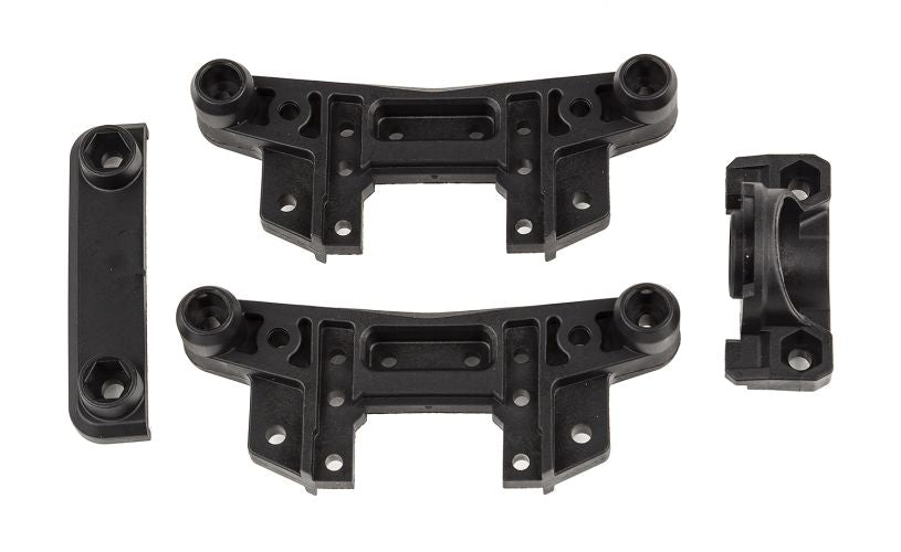 Team Associated SR7 Shock Tower and Rear Bearing Support Set 26014 (ONLINE ORDER ONLY)
