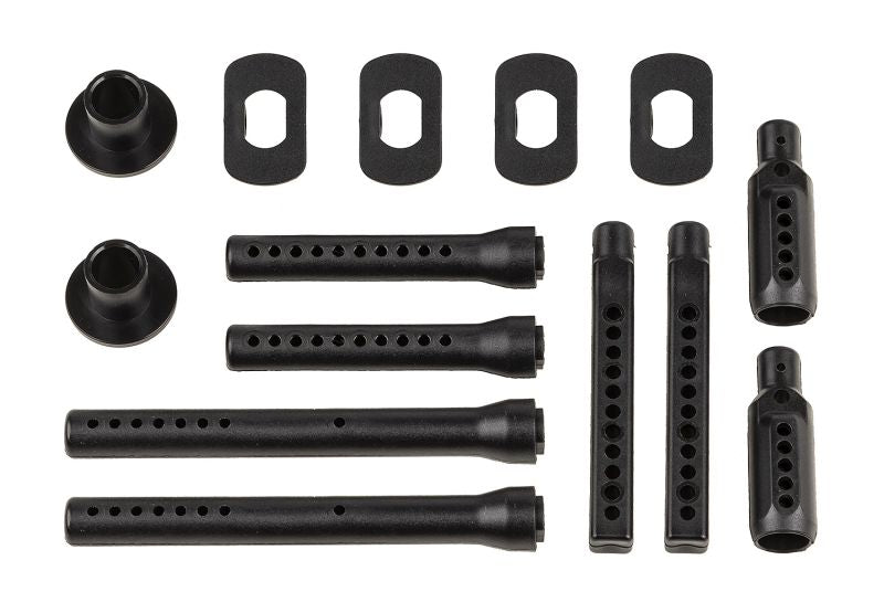 Team Associated SR7 Body Post Set Front and Rear 26015 (ONLINE ORDER ONLY)