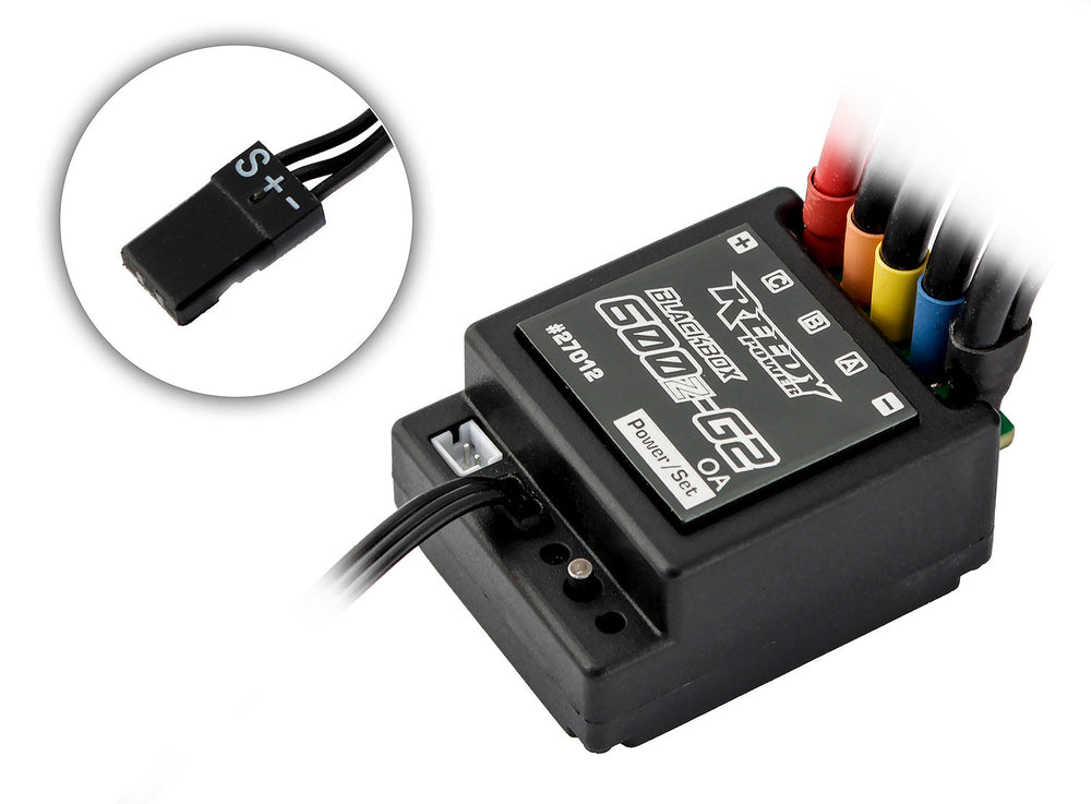 Team Associated Blackbox 600Z-G2 Zero-Timing Competition Brushless ESC (ONLINE ORDER ONLY)