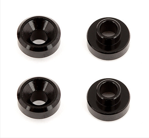 Team Associated Black Aluminum Servo Washers (ONLINE ORDER ONLY)