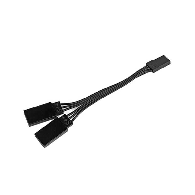 Team Associated Reedy Power RX/Servo Y-Connector 95mm, Black 27170 (ONLINE ORDER ONLY)