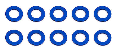 Team Associated 5.5 X .5mm Ball Stud Washer Blue Aluminum (10) (ONLINE ORDER ONLY)