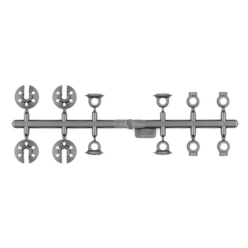 Team Associated RC10TC8 Shock Ball Ends and Spring Cups 32076 (ONLINE ORDER ONLY)