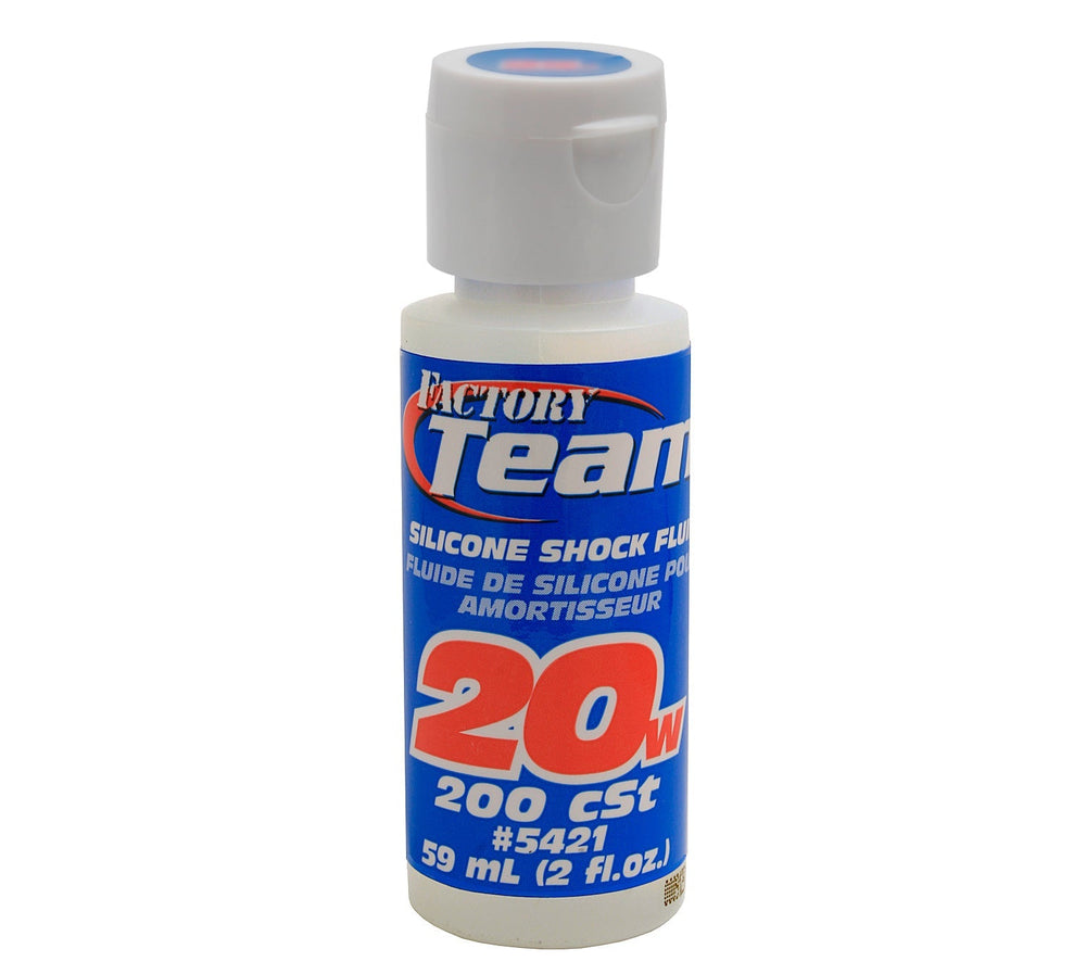 Team Associated 20 Weight Silicone Shock Oil 2oz RC Suspension Fluid