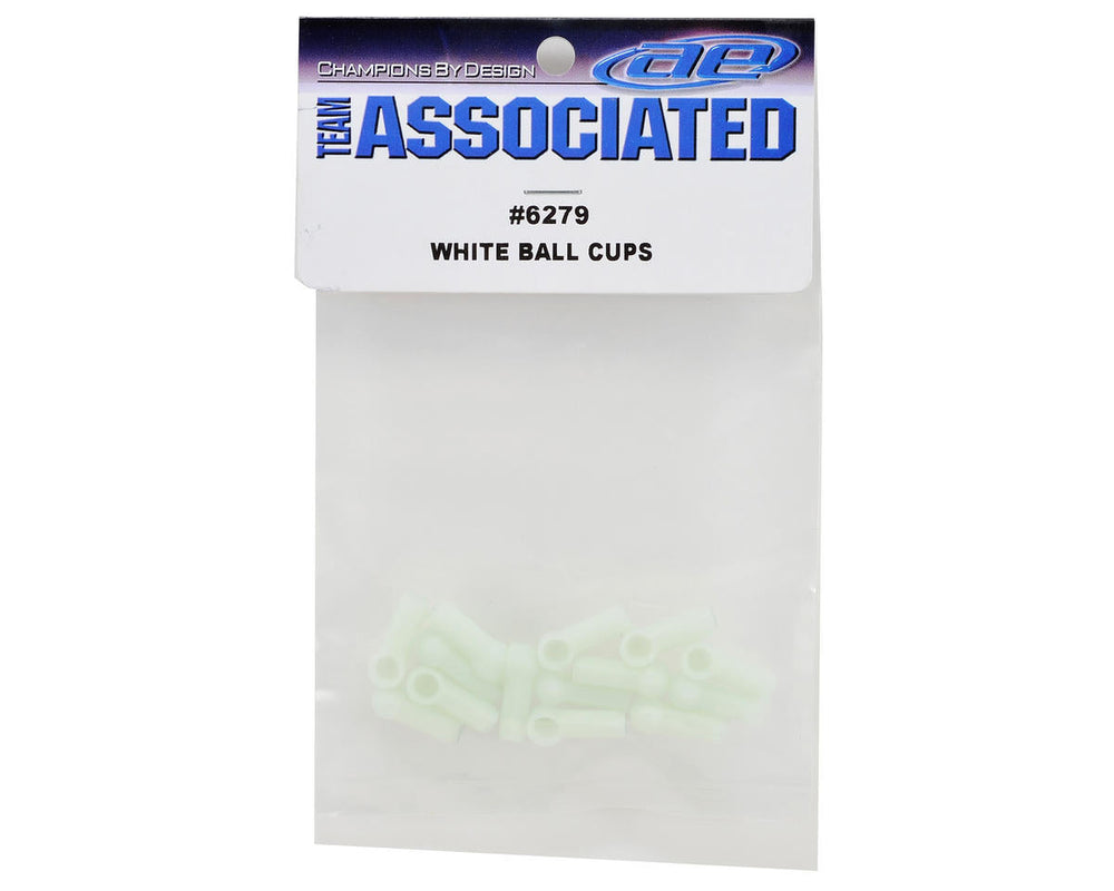 Team Associated RC10 White Ball Cup (14) 6279 (ONLINE ORDER ONLY)