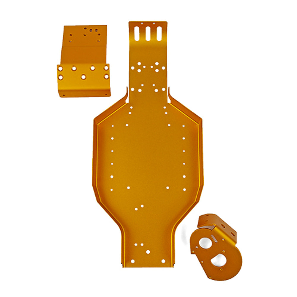 Team Associated RC10 Chassis, gold  6637 (ONLINE ORDER ONLY)