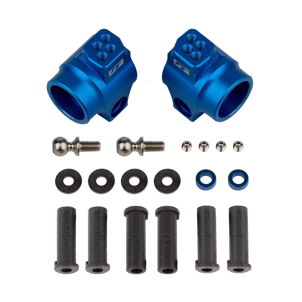 Team Associated DR10 Factory Team Rear Hub Set Blue Aluminum (ONLINE ORDER ONLY)