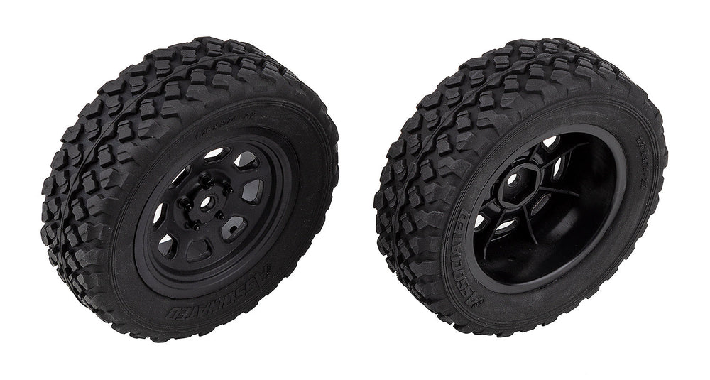 Team Associated Pro2 LT10SW Front Wheels and Tires Mounted (ONLINE ORDER ONLY)