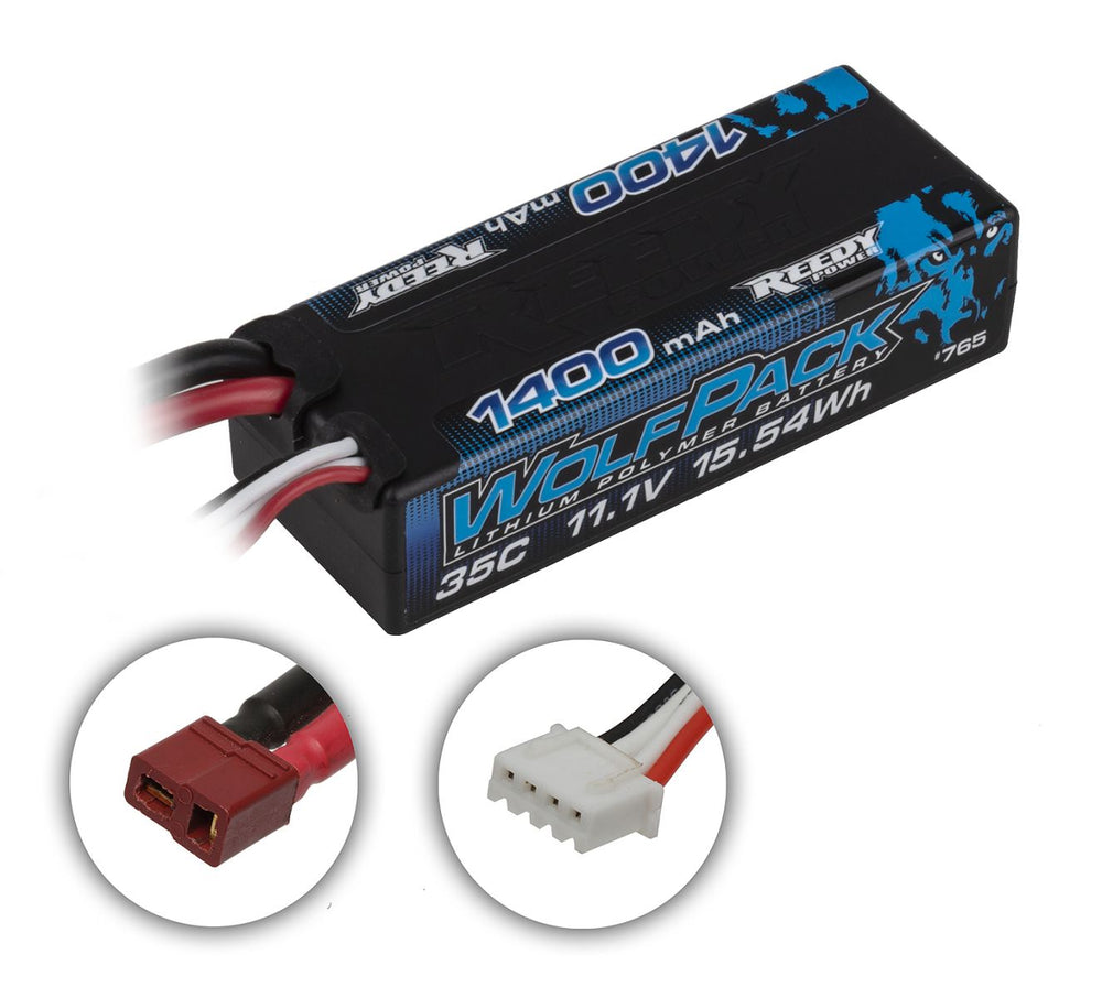 Team Associated WolfPack LiPo Mini 1400mAh 35C 3S 11.1V 765 (ONLINE ORDER ONLY)