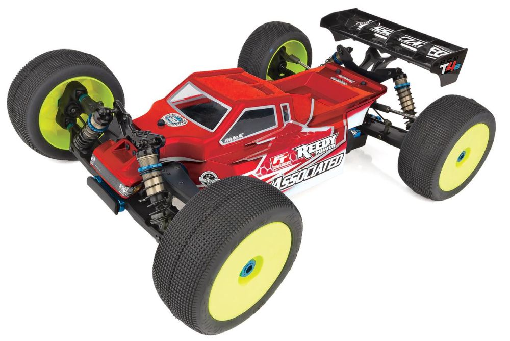 Team Associated RC8T4e Team Competition 1/8 Scale 4WD Electric Off-Road Truggy Kit with Gearbox Upgrade