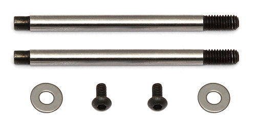 Team Associated FT 3 x 21 SHOCK SHAFT (V2) CHROME FOR #91576 (ONLINE ORDER ONLY)