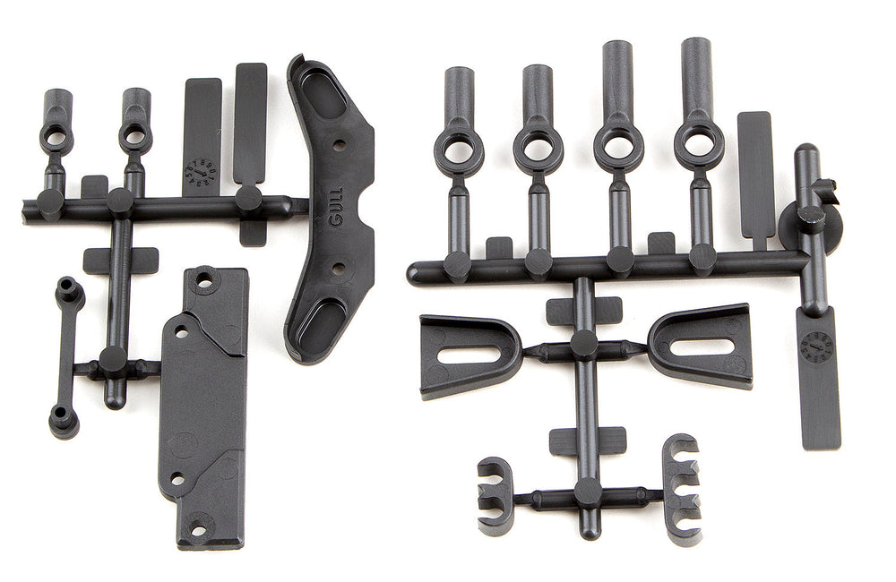 Team Associated RC10B6.3 Tower Covers Wire Clips Rod Ends (ONLINE ORDER ONLY)